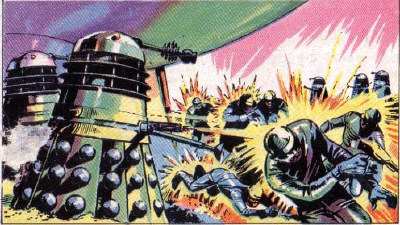 Ah, a good old fashioned Dalek massacre...