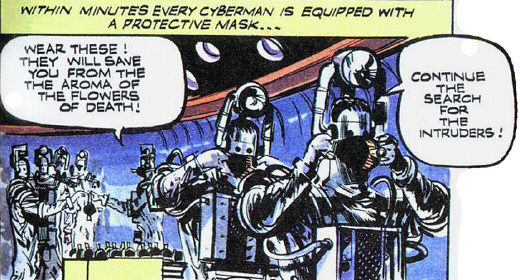 Cybermasks - if only they'd developed those during Revenge of the Cybermen...