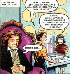 The Eighth Doctor dreams in a TV Comic style