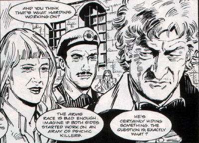 Liz, the Brigadier and the Doctor. Probably.